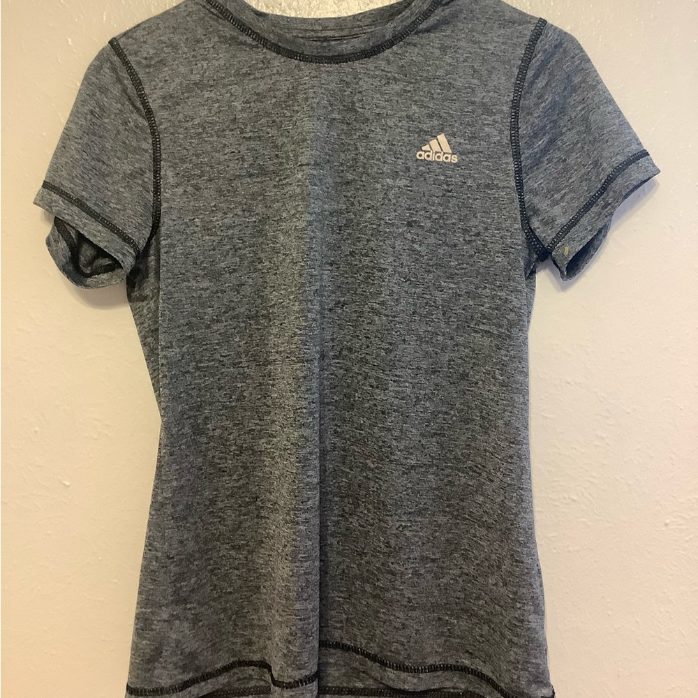 Adidas, Small, Heather Grey